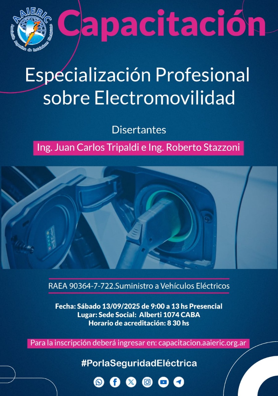 ⚡⚡Capacitación sobre Electromovilidad⚡⚡